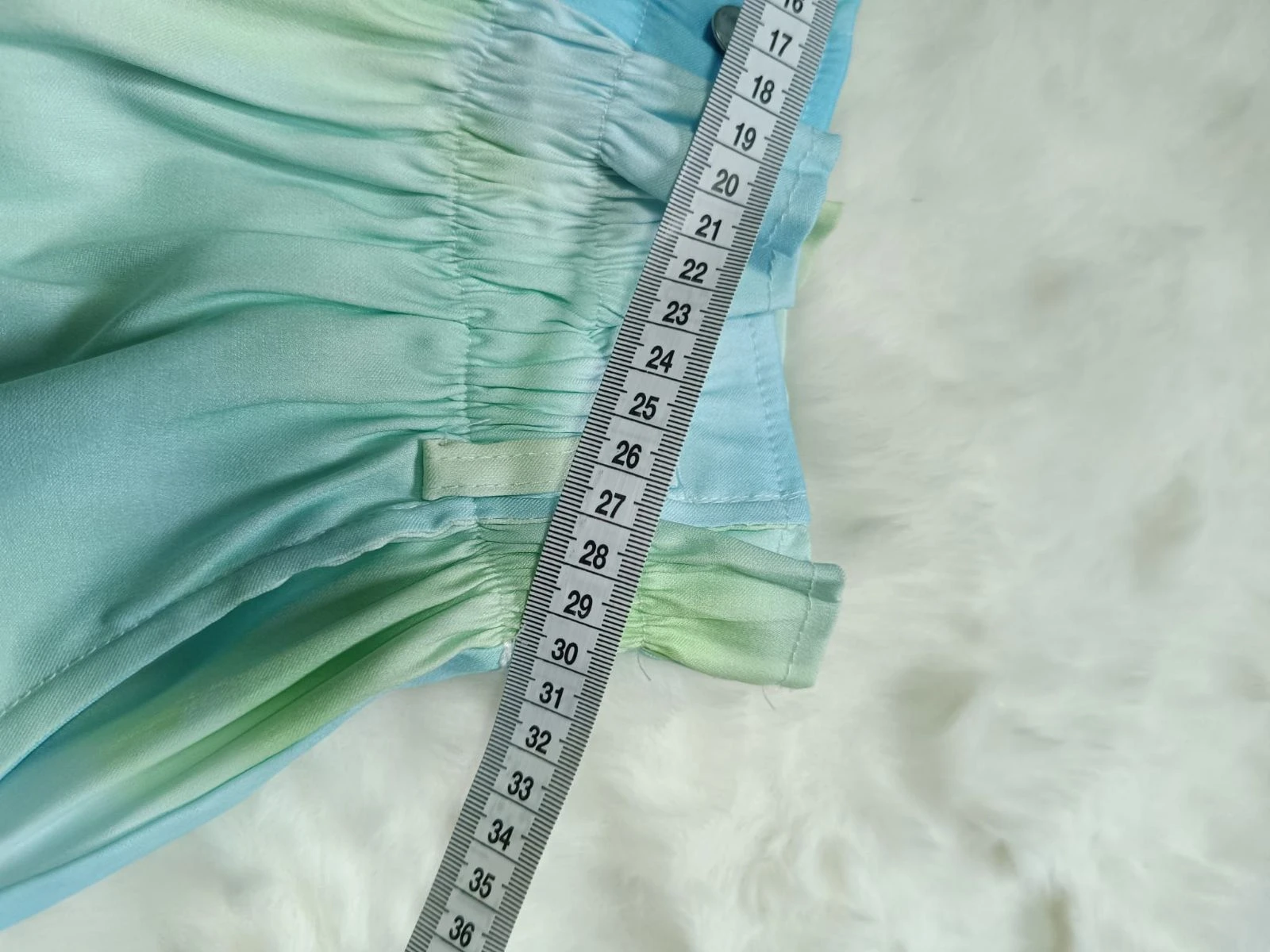 short tie-dye azul y verde - short tie-dye bleu et vert – photo 5